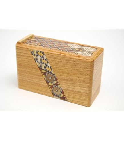 Amazon | 【起き上り楊枝入れ 並 箱入】箱根寄木細工 伝統工芸品